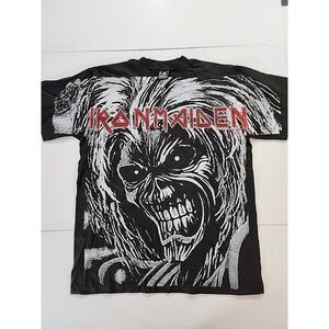 Vintage 1989 Iron Maiden Killers AOP Shirt Giant Tee Jays Tag Single Stitch XL